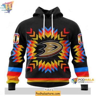 Personalized Anaheim Ducks 3D Hoodie For Fans With Native Design - Podhalastore