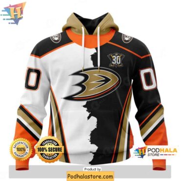 Personalized Anaheim Ducks 3D Hoodie, NHL Merch for Hockey Enthusiasts - Podhalastore