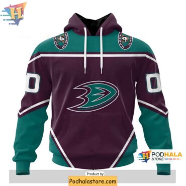 Personalized Anaheim Ducks Hoodie 3D Design for Hockey Enthusiasts - Podhalastore